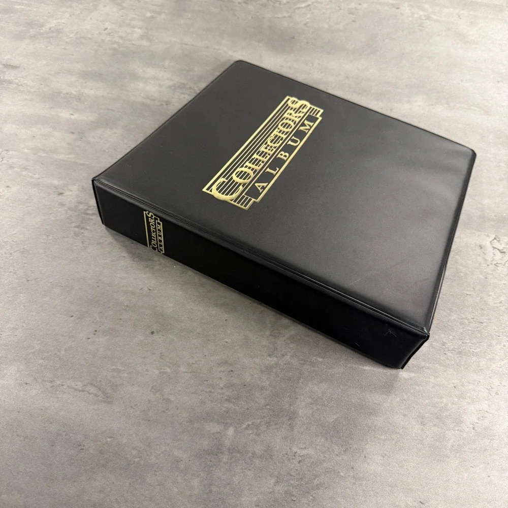Ultra Pro Collectors Album Trading Card Binder Black 3-Ring 9-Pocket Pages